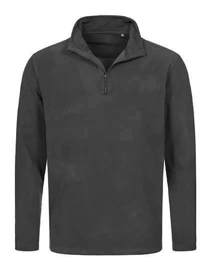 Heren Fleece Sweater Stedman ST5020 in Grey Steel