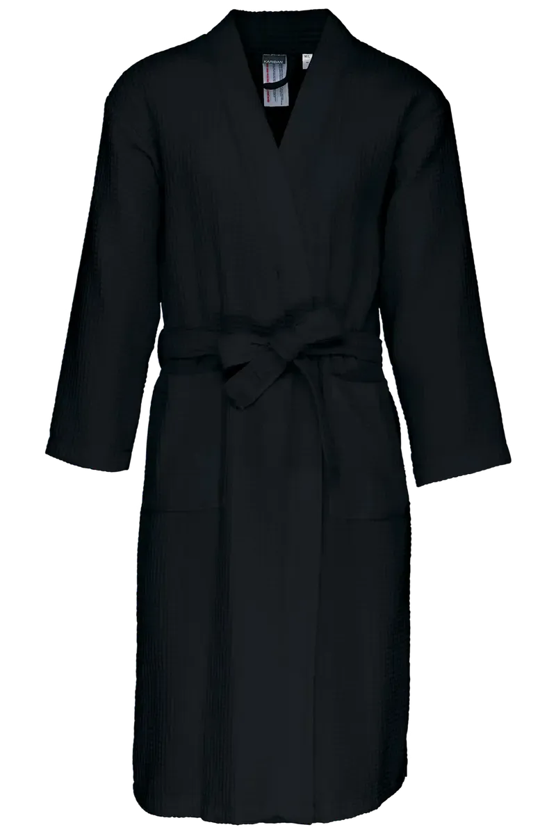 Badjas Kimono Kariban K122 in Badjas Kariban Kimono K122 BLACK