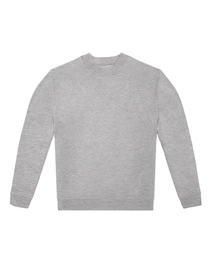 Heren Sweater B&C ID.222 Crew WG007 in Heren Sweater B&C ID.222 Crew WG007 Sport Grey