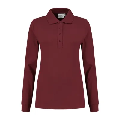 Dames polo B&C My Polo 210 Long Sleeve productfoto
