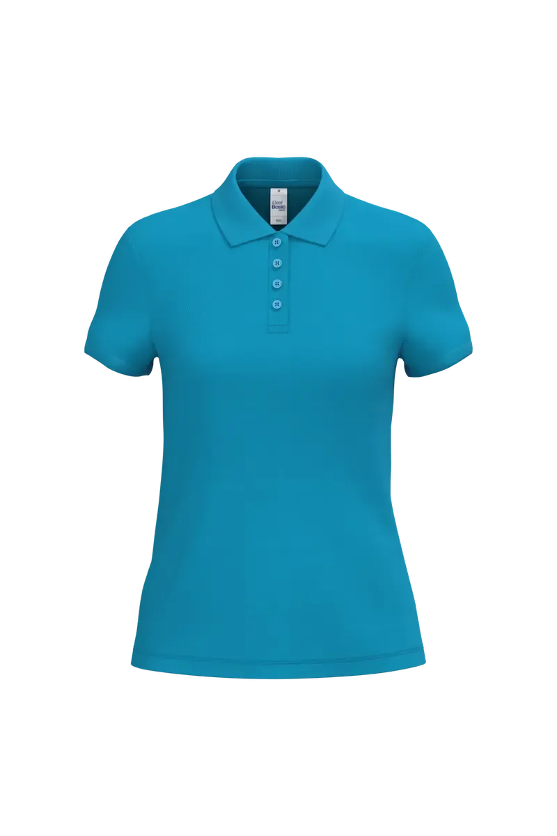 Dames Polo iDeal Basic Brand in Dames Polo iDeal Basic Brand Atoll Blue