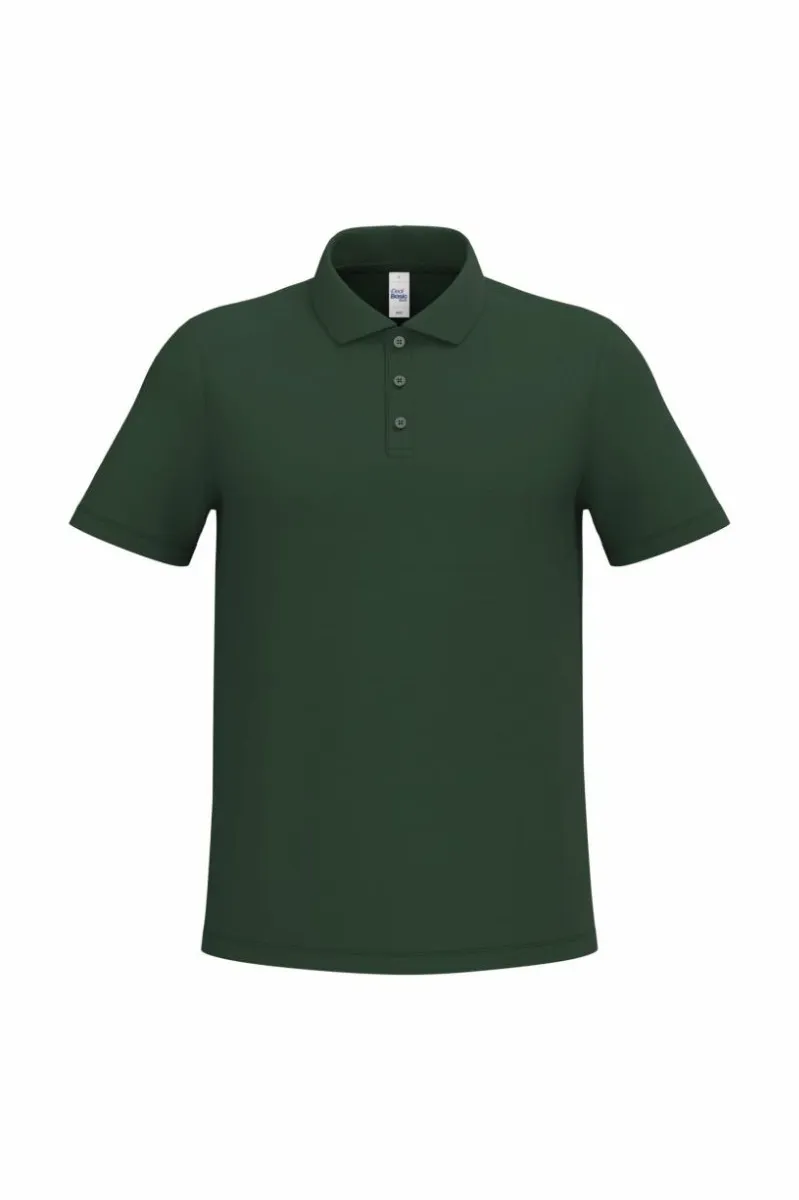 Goedkope Heren Polo iDeal Basic Brand in Forrest Green