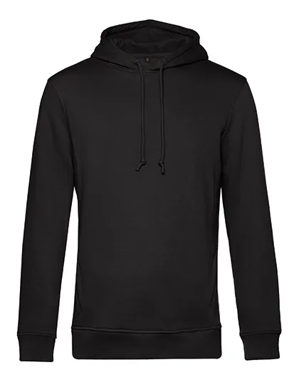 Organische Heren Hoodie B&C Inspire hooded WU33B in Organische Heren Hoodie B&C Inspire hooded WU33B - Black Pure