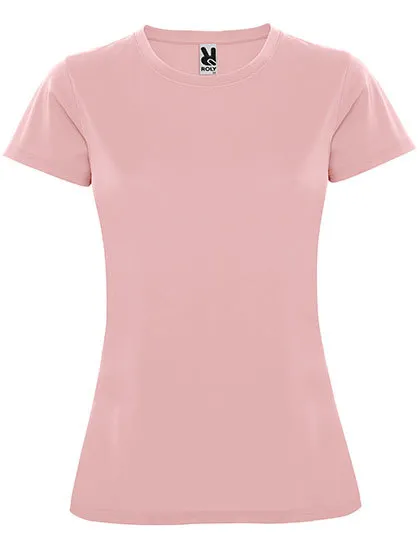 Dames Sportshirt Montecarlo Roly CA0423 in Dames Sportshirt Montecarlo Roly CA0423 - Light Pink