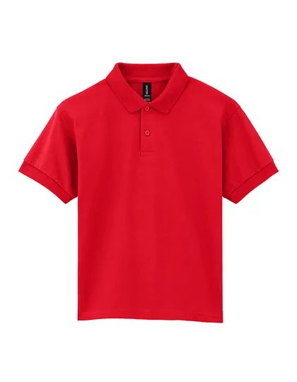 Kinder Polo Gildan DryBlend 8800B in Kinder Polo Gildan DryBlend 8800B Rood
