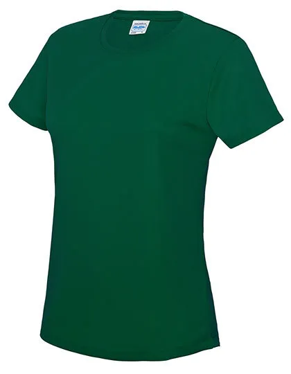 Dames Sportshirt AWDis JC005 in Dames Sportshirt AWDis JC005 - Bottle Green