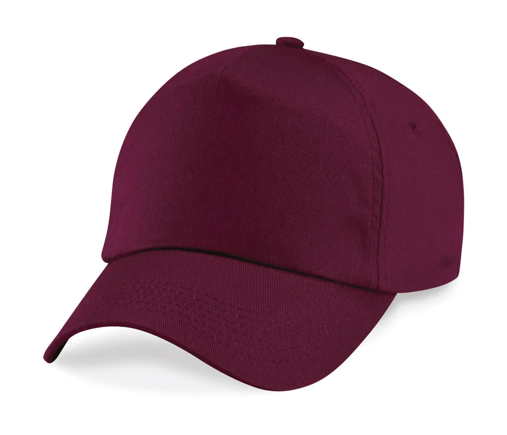 Cap 5 Panel Origineel B10 in Cap 5 Panel Origineel B10 - Burgundy