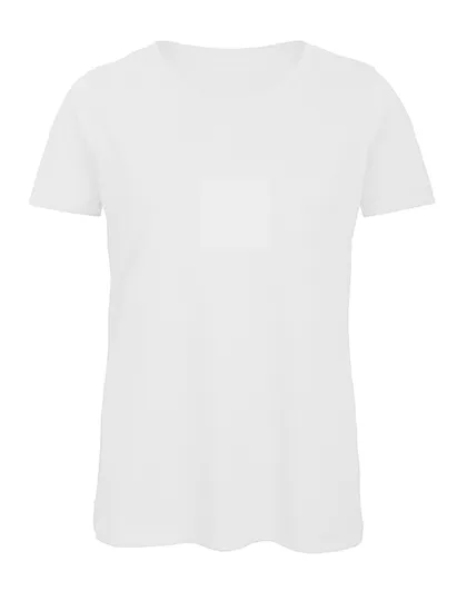 Dames T-shirt Biologisch B&C Inspire TW043 in Dames T-shirt Biologisch B&C Inspire TW043 - White