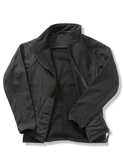 Heren Softshell Jas Result R231M in Heren Softshell Jas Result R231M Black-Black