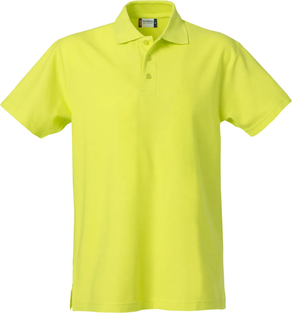 Heren Polo Clique Basic 028230 in Heren Polo Clique Basic 028230 Signaal Groen