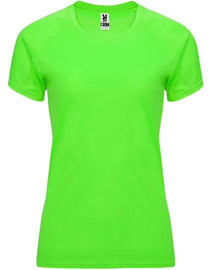 Dames Sportshirt Bahrain Roly CA0408 in Dames Sportshirt Bahrain Roly CA0408- Fluor Green