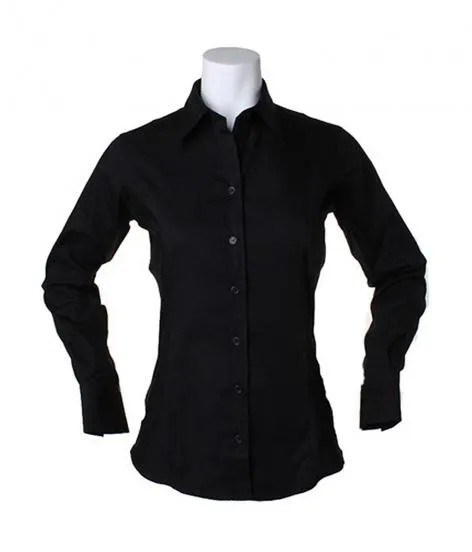 Dames blouse Kustom Kit KK702 lange mouw productfoto