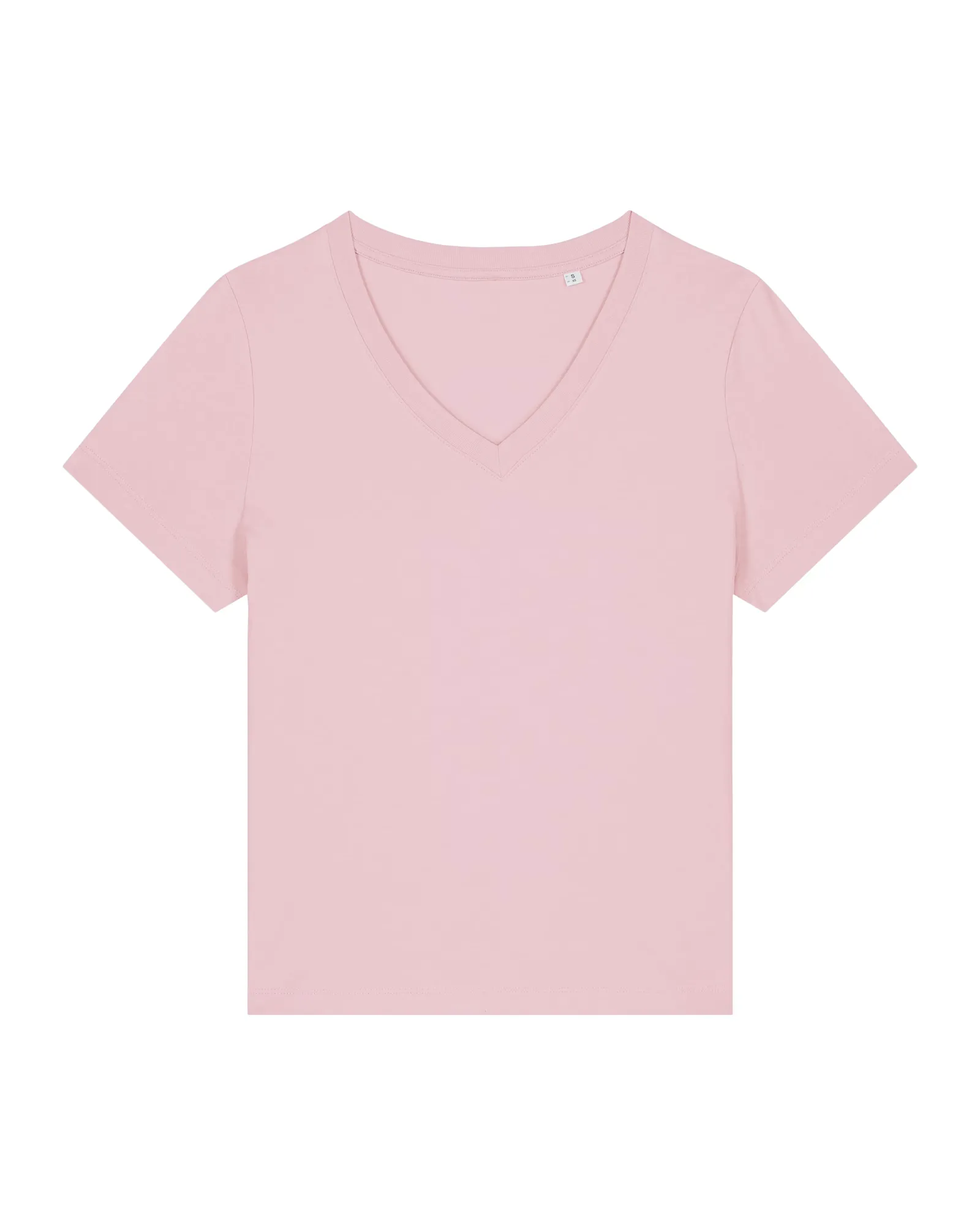Dames T-shirt Stanley Stella Isla V-hals STTW176 in Dames T-shirt Stanley Stella Isla V-hals STTW176 - Cotton Pink