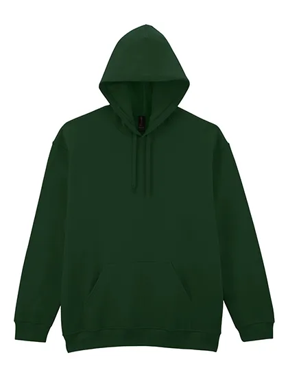 Heren Hoodie Gildan Softstyle SF500 in Heren Hoodie Gildan Softstyle SF500 Forest Green
