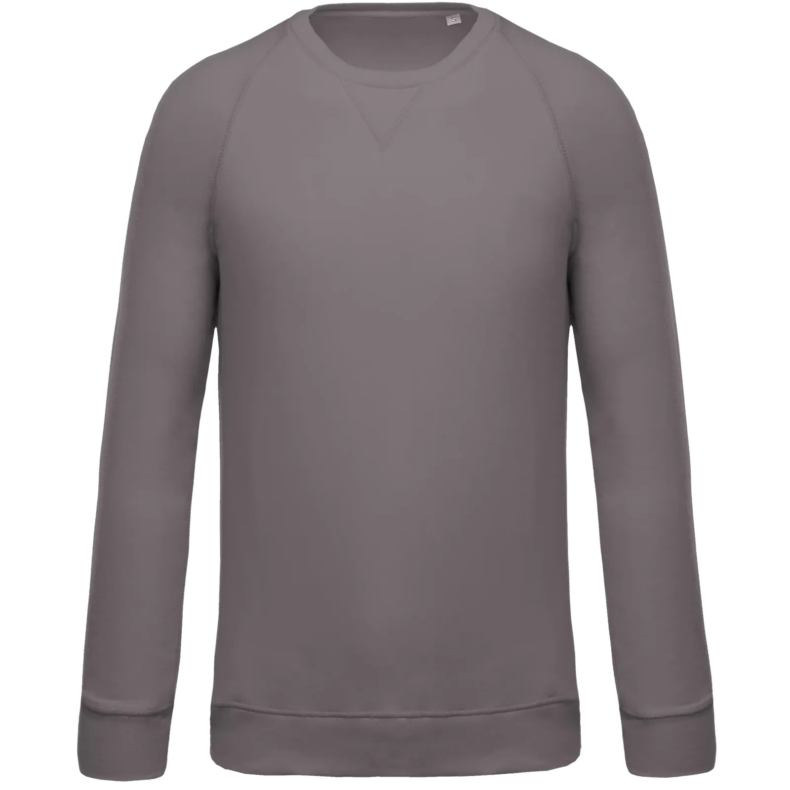 Heren Sweater Kariban BIO raglanmouwen K480 in Heren Sweater Kariban BIO raglanmouwen K480 Storm Grey