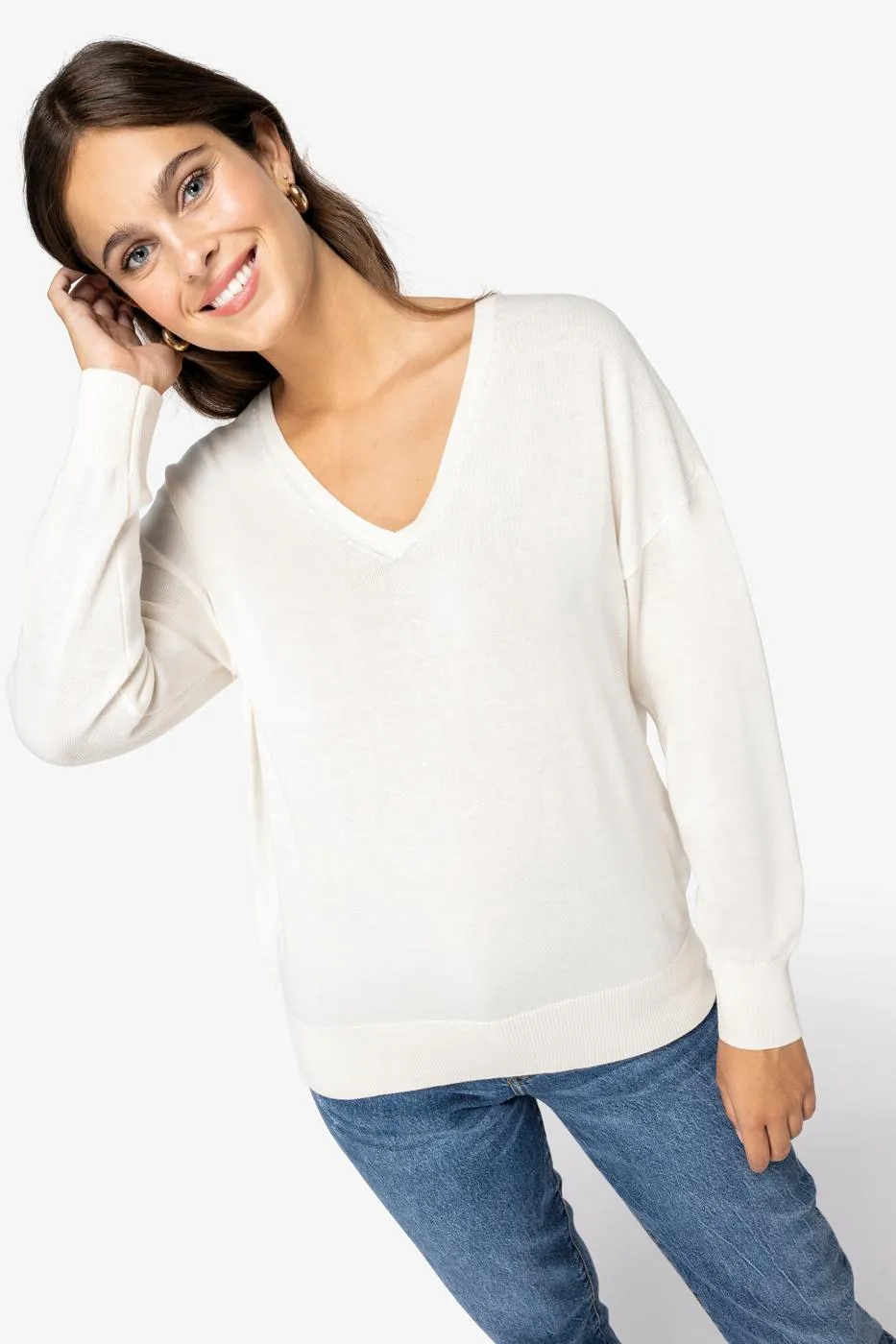 Heren Hoodie met Rits B&C WG009 productfoto