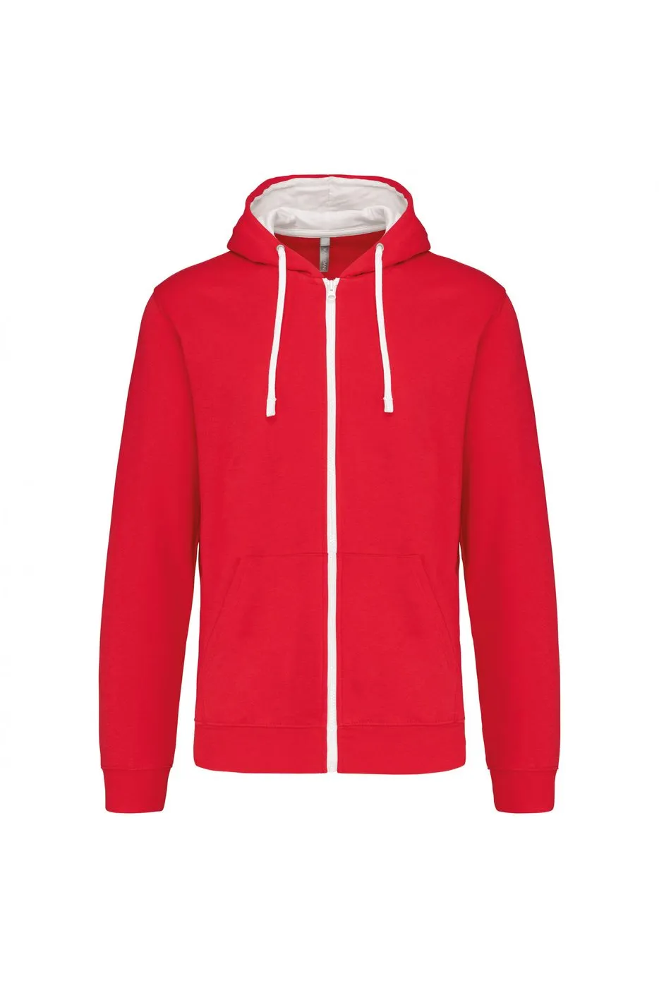 Heren Hoodie met rits Kariban K466 productfoto