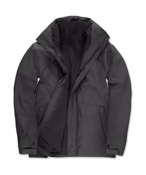 Heren Jas B&C Corporate 3-in-1 Jacket JU873 productfoto