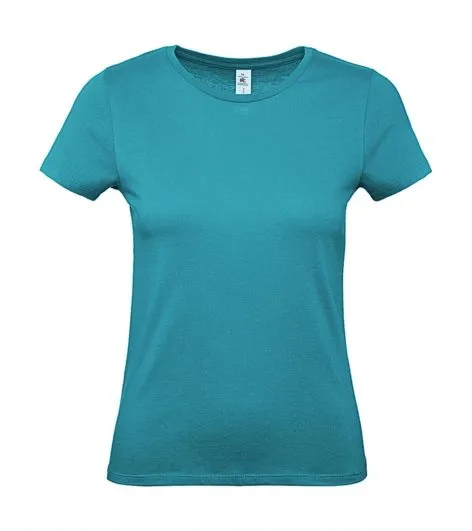 Dames T-shirt B&C E150 TW02T in Dames T-shirt B&C E150 TW02T Real Turquoise