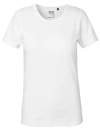 Dames T-shirt Neutral Interlock O81029 in Dames T-shirt Neutral Interlock O81029 - White