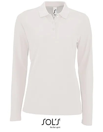 Dames Polo Lange Mouw Sol's 02083 productfoto