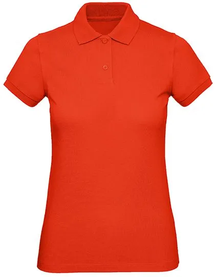 Dames Polo B&C Inspire PW440 in Dames Polo B&C Inspire PW440 - Fire Red