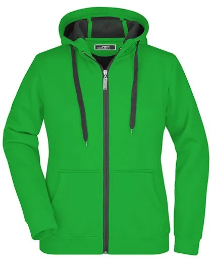 Ladie's Doubleface Jacket Daiber JN354 in Ladie's Doubleface Jacket Daiber JN354 - Fern green - Graphite