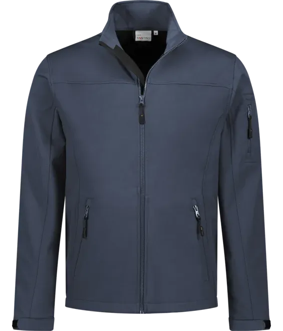 Heren Softshell Jas Santino SANTO 1226075 in Heren Softshell Jas Santino SANTO 1226075 Denim