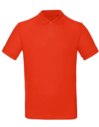 Heren Polo Inspire B&C PM430 in Heren Polo Inspire B&C PM430 Fire Red