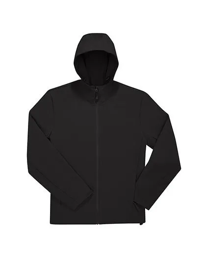 Heren Hoodie Softshell Jas B&C Reset JG006 productfoto