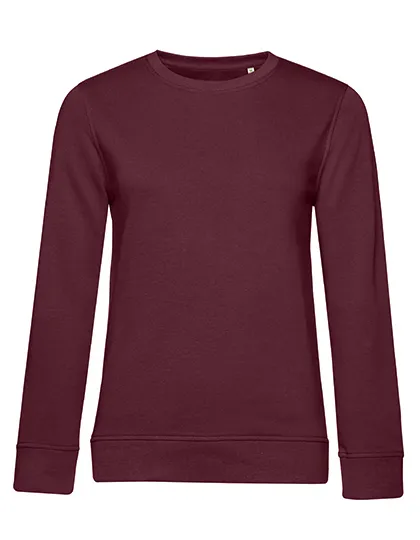 Organische Dames Sweater B&C  Inspire Crew Neck Sweat WW32B productfoto