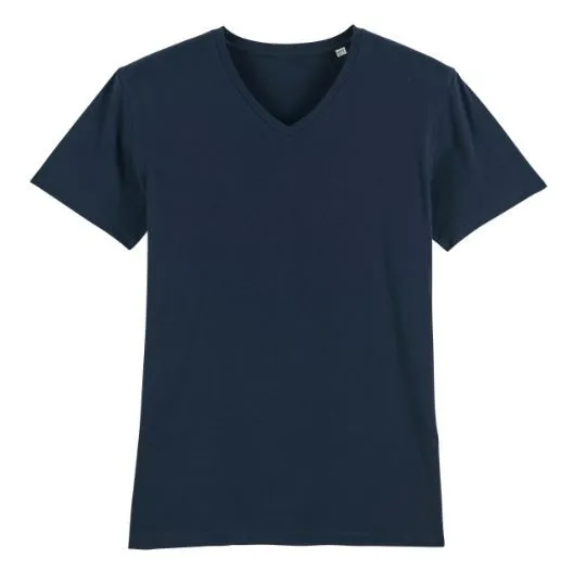 Heren T-shirt Stanley Stella Presenter V-hals STTM562 in Heren T-shirt Stanley Stella Presenter V-hals STTM562 - French Navy