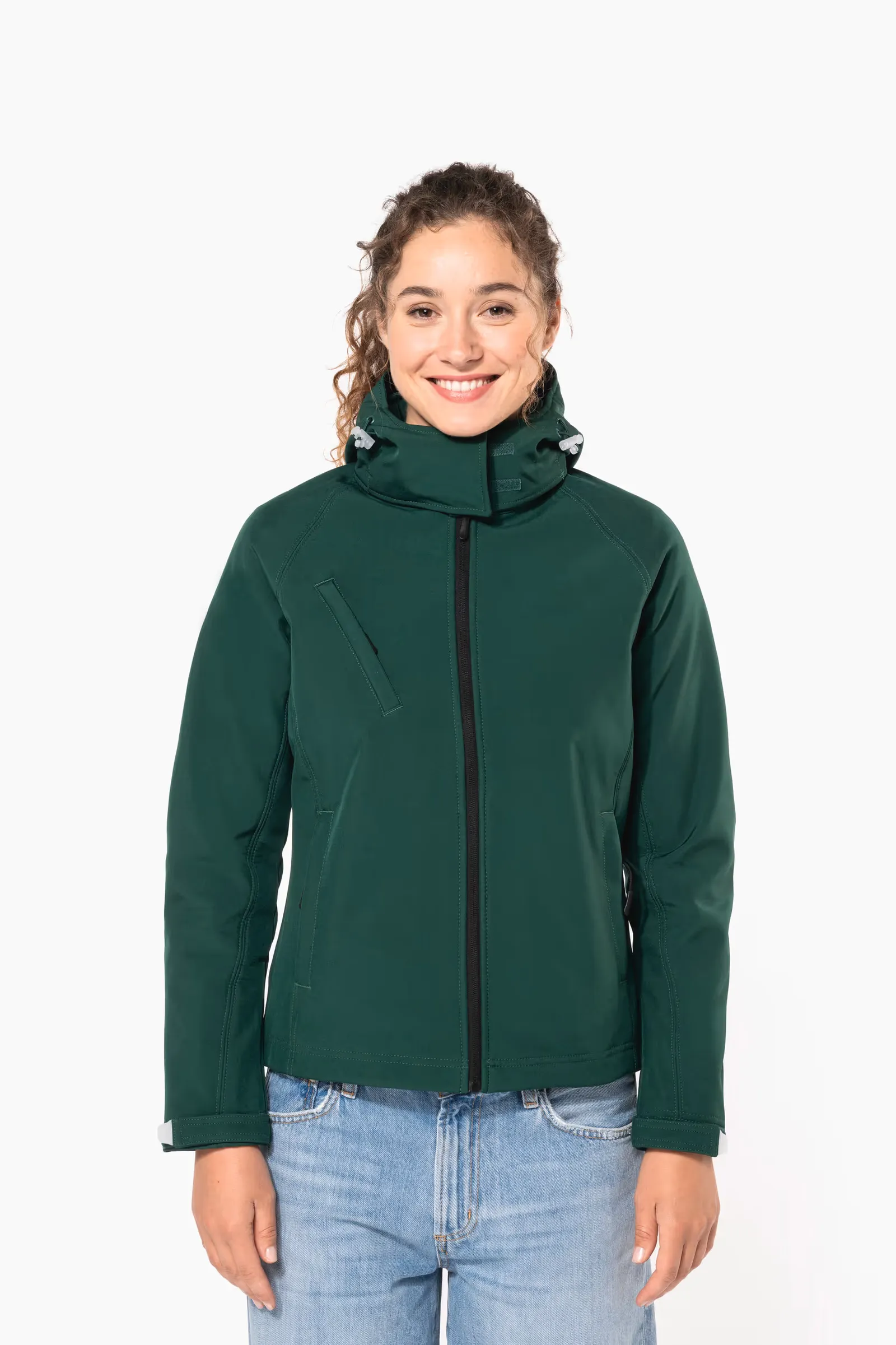 Dames Softshell jas hooded Kariban K414