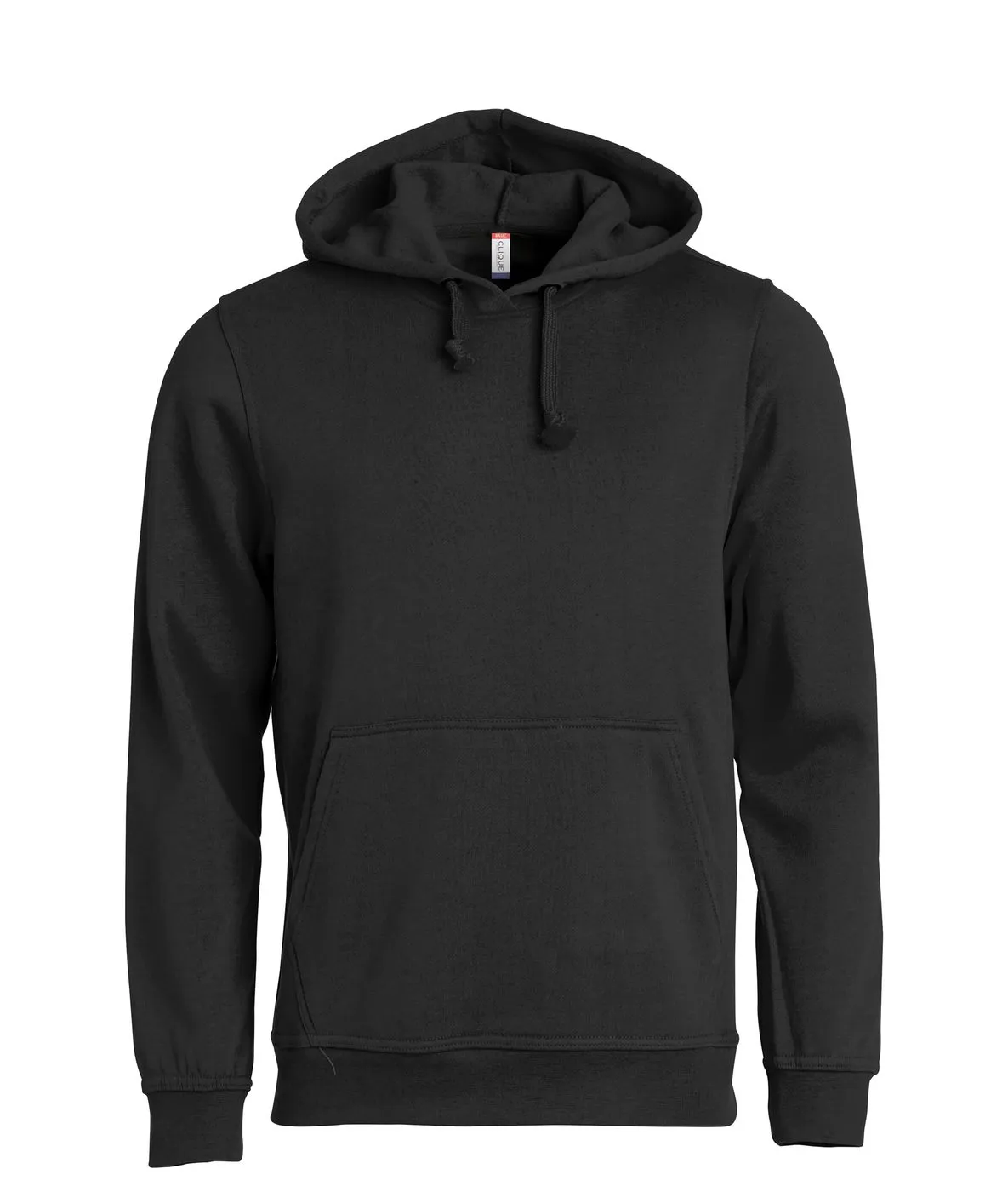 Heren Hoodie Basic Clique 021031 in Heren Hoodie Basic Clique 021031 - Zwart