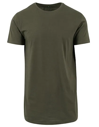 Heren T-shirt Extra Lang Build Your Brand BY028 in Heren T-shirt Extra Lang Build Your Brand BY028 - Olive