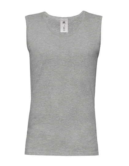Heren Tanktop B&C TM200 Athletic Move TM200 in Heren Tanktop B&C TM200 Athletic Move TM200 - Sport Grey