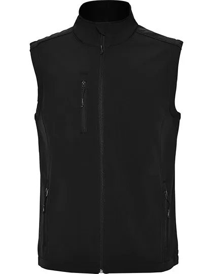 Heren Softshell Bodywarmer Roly SS6438 in Heren Softshell Bodywarmer Roly SS6438 zwart