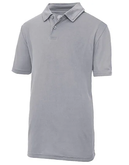 Kinder Polo AWDis Cool JC040J in Kinder Polo AWDis Cool JC040J Heather Grey