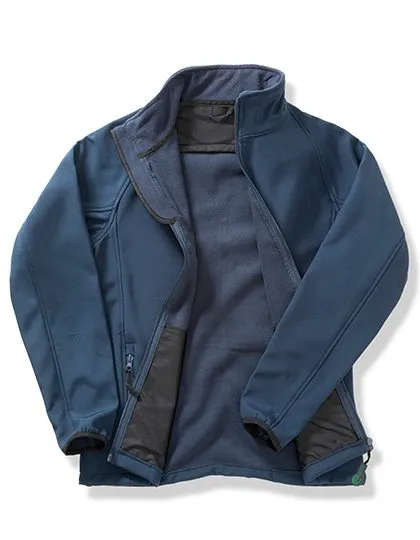 Dames Softshell Jas Result R231F in Dames Softshell Jas Result R231F Navy/Navy