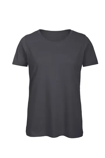 Dames T-shirt Biologisch B&C Inspire TW043 in Dames T-shirt Biologisch B&C Inspire TW043 - Dark Grey