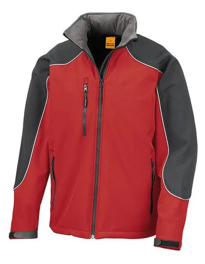 Heren Softshell Jas Result R118X in Heren Softshell Jas Result R118X rood