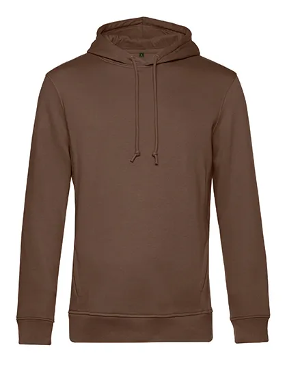 Organische Heren Hoodie B&C Inspire hooded WU33B in Organische Heren Hoodie B&C Inspire hooded WU33B - Mocha