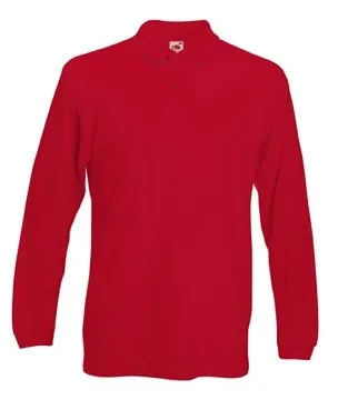 Kinder polo lange mouw Fruit of the Loom 63-201-0 productfoto