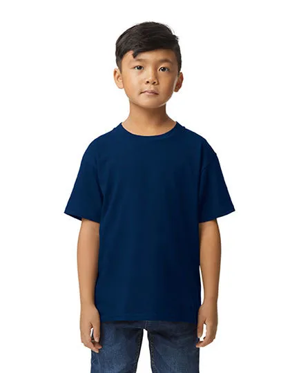 Kinder T-shirt Gildan Softstyle Midweight 65000B in navy