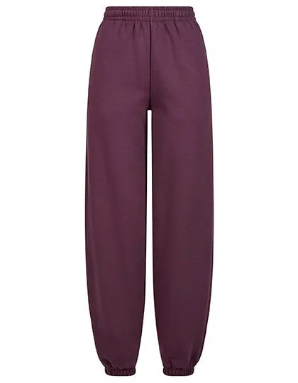 Dames Joggingbroek Build Your Brand Fluffy in Plum Purple
