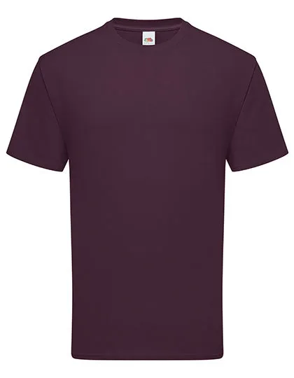 Heren T-shirt Ringspun Premium Fruit of the loom 61-422-0 in Heren T-shirt Ringspun Premium Fruit of the loom 61-422-0 - Dark Plum