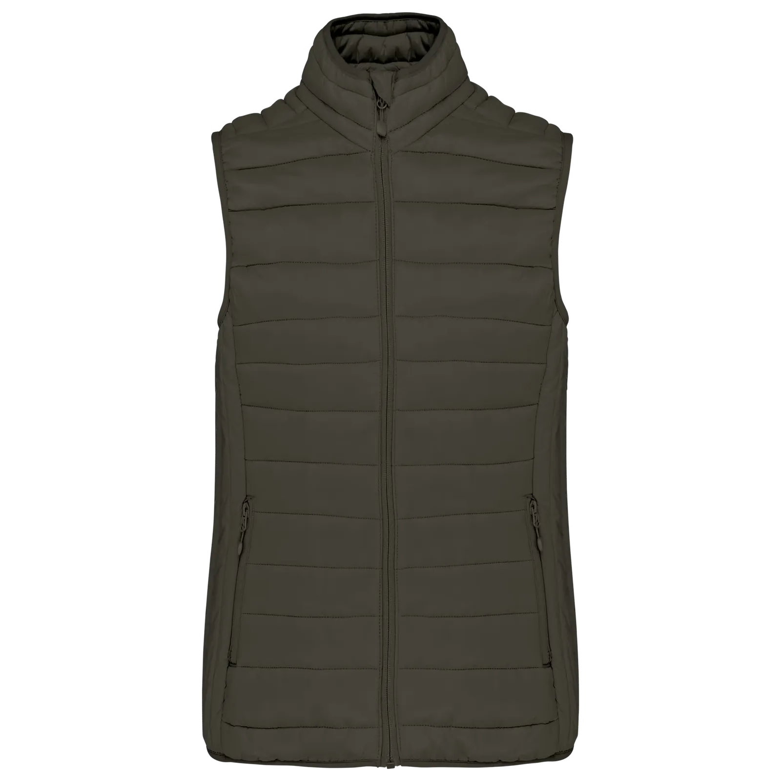 Dames Bodywarmer Lichtgewicht Kariban K6114 in Dames Bodywarmer Lichtgewicht Kariban K6114 DARK KHAKI