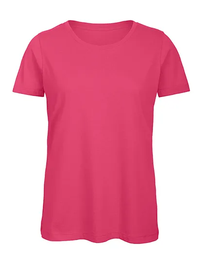 Dames T-shirt Biologisch B&C Inspire TW043 in Dames T-shirt Biologisch B&C Inspire TW043 - Fuchsia
