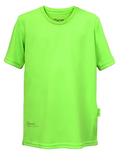 Kinder Sportshirt CONA SPORTS Evolution Tech Tee CSK11 in Kinder Sportshirt CONA SPORTS Evolution Tech Tee CSK11 - Lime