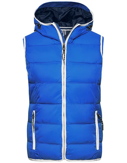 Dames Bodywarmer Daiber JN1075 in Dames Bodywarmer Daiber JN1075 Nautic Blue-wit